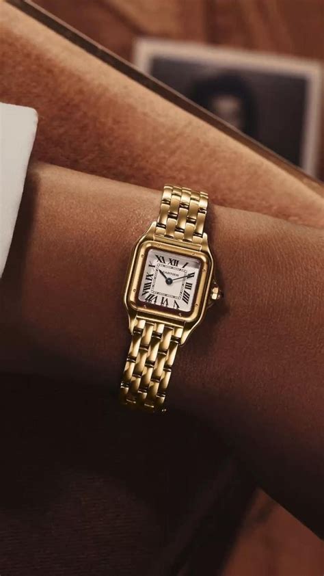 women's gold watch cartier dupe|replica cartier watches.